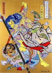 武者絵II 2005年91cm×72.7cm アクリル絵具/キャンバス